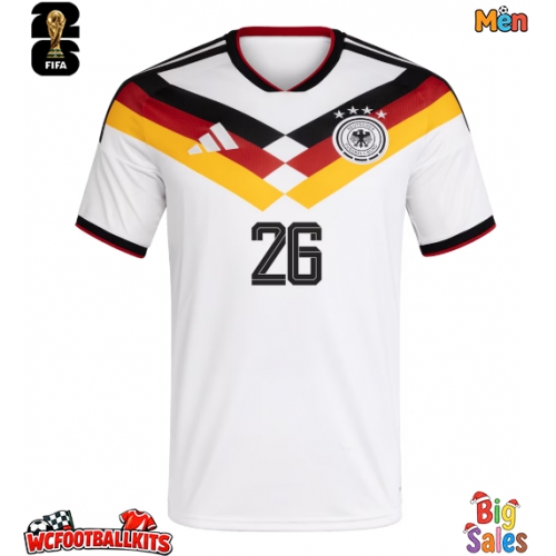 Germany Deniz Undav #26 Replica Home Stadium Shirt World Cup 2026 Short Sleeve